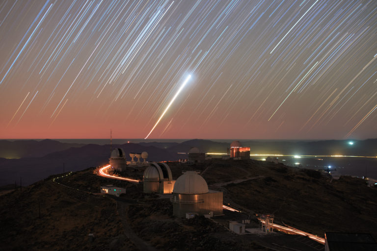 Venus setting over La Silla observatory.
